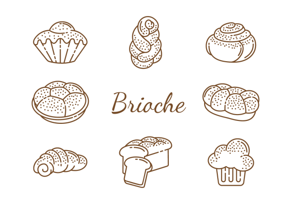 Булочка вектор