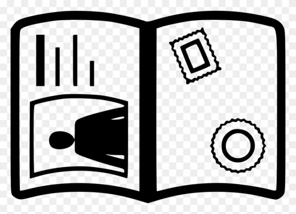 Значок паспорт прозрачный фон