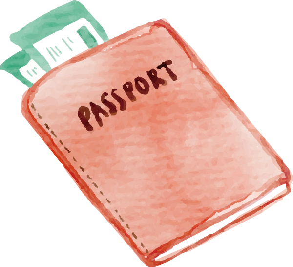 Паспорт векторное изображение