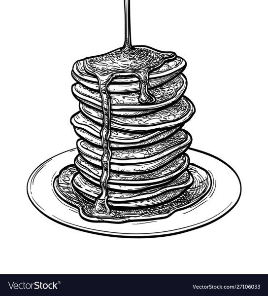 Блинчики карандашом