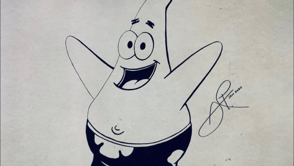 Патрик рисунок