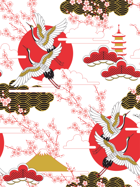 Традиционный японский орнамент