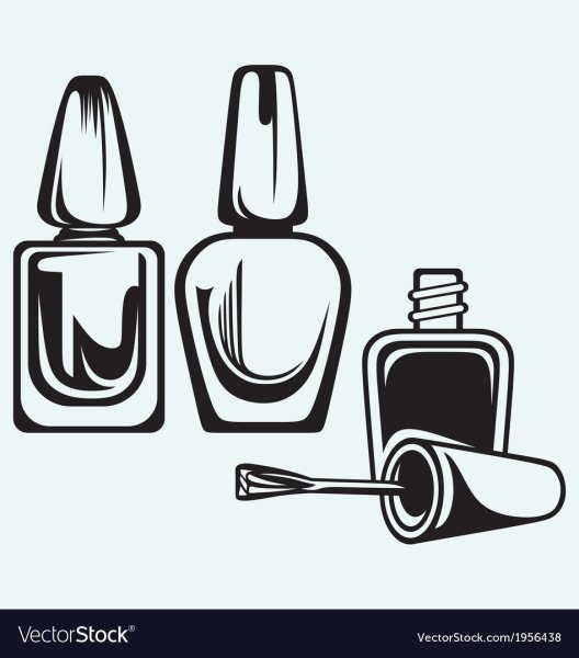 Маникюр силуэт