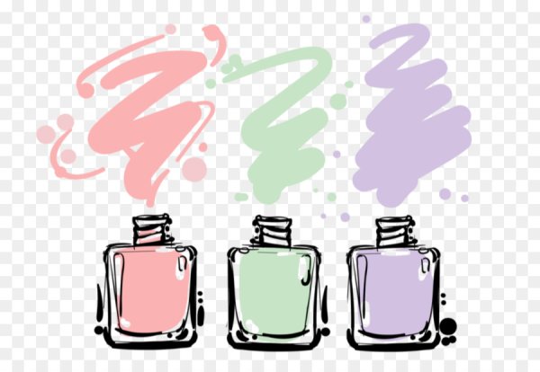 Флакон лака для ногтей вектор