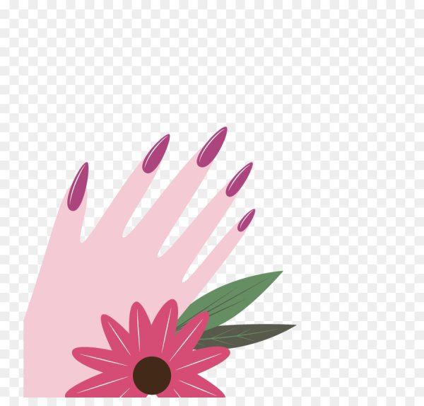 Ногти маникюр вектор