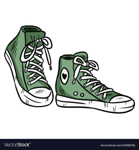 Зимние кроссовки вектор