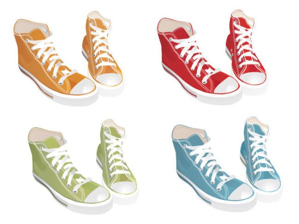 Кроссовки в иллюстраторе