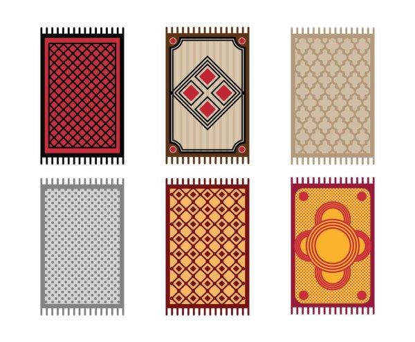 Орнамент ковра вектор