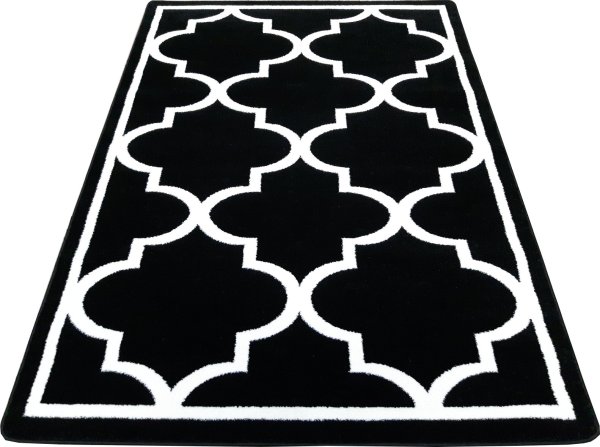 Ковер 240x330 Moroccoan Clover Grey White Польша