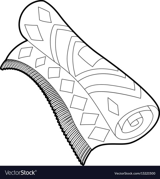 Раскраска летающего ковра