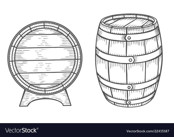 Бочка гравюра