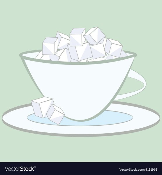 Сахар рафинад вектор