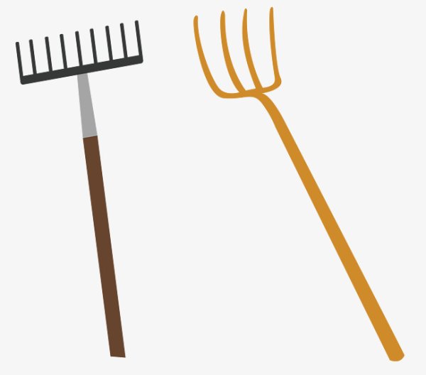 Грабли вектор