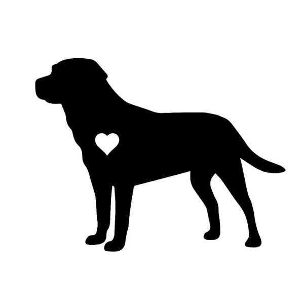 Силуэт собаки