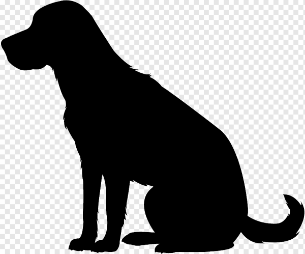 Векторные силуэты собак