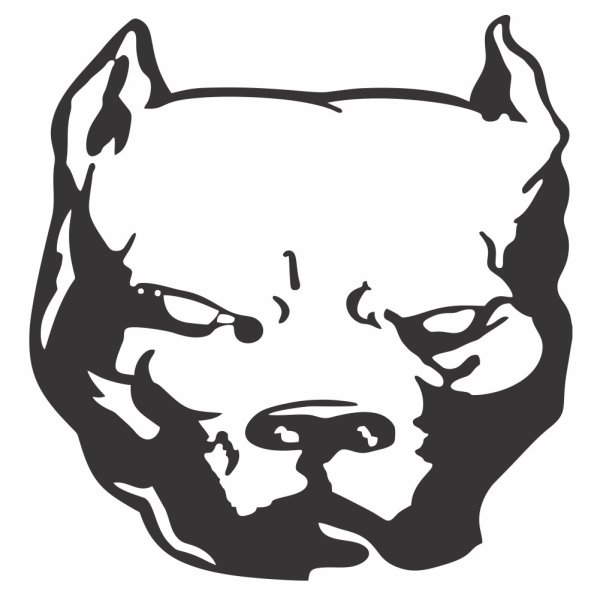 Стилизованный питбуль