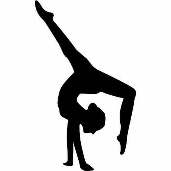 Гимнаст силуэт