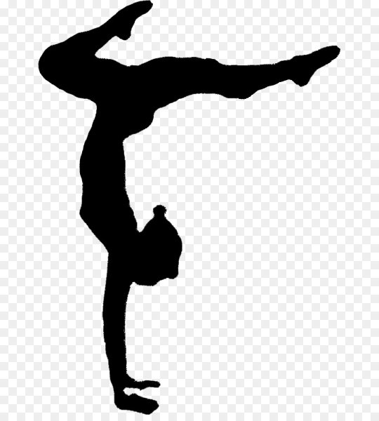 Спортивная акробатика силуэт