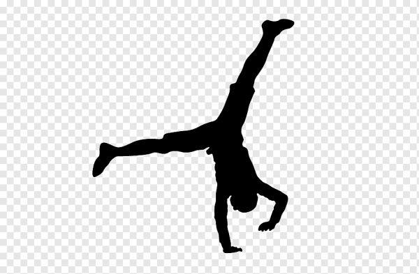 Акробатика силуэт