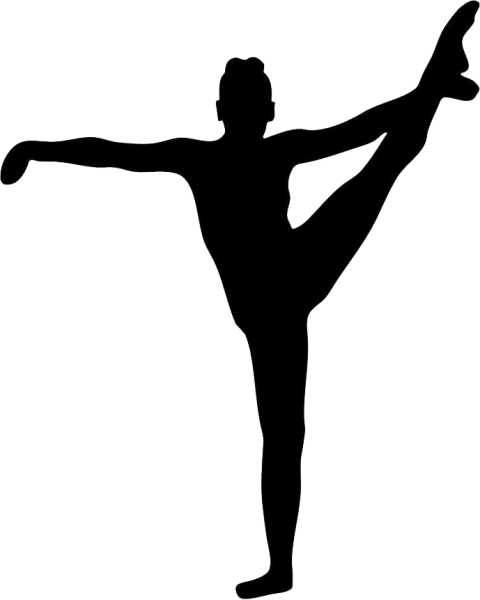Спортивная гимнастика силуэт