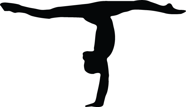 Акробатика силуэт