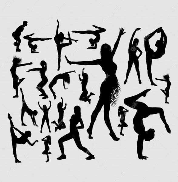 Акробатические силуэты