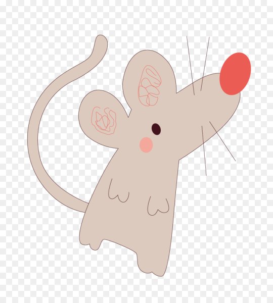 Рисунок мышки стилизованный