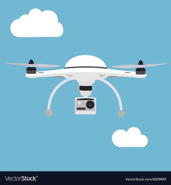 Дрон нарисованный