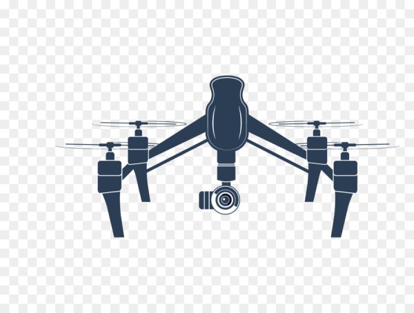 Квадрокоптер схематично без фона