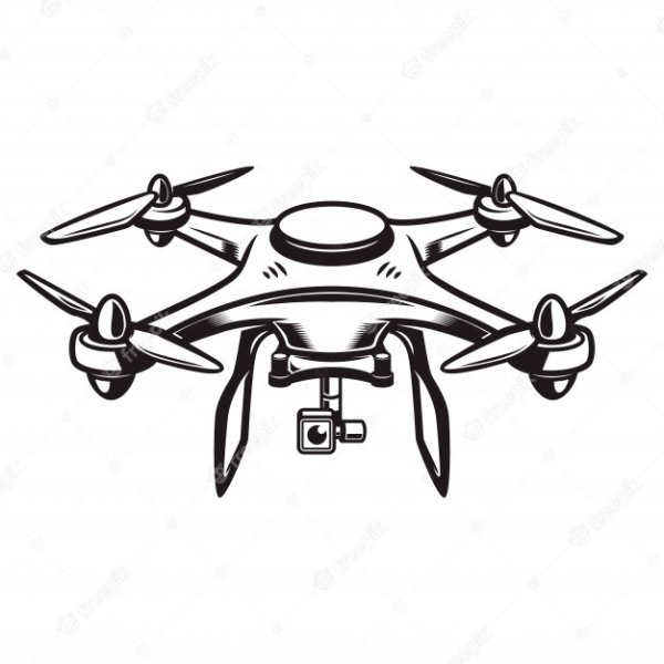 Беспилотник мультяшный