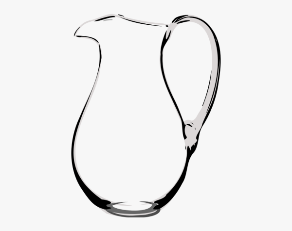 Кувшин с водой вектор