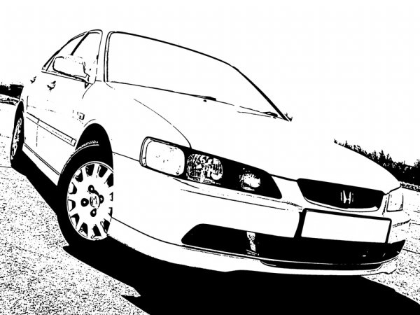 Honda Accord 7 в векторе