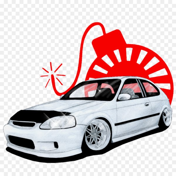 Мультяшная Хонда Цивик