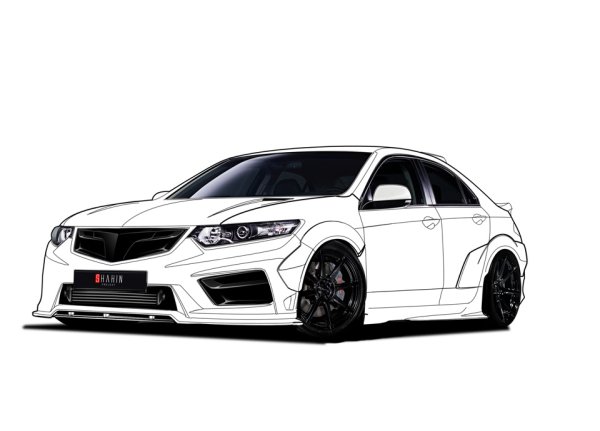 Honda Accord vector cl7