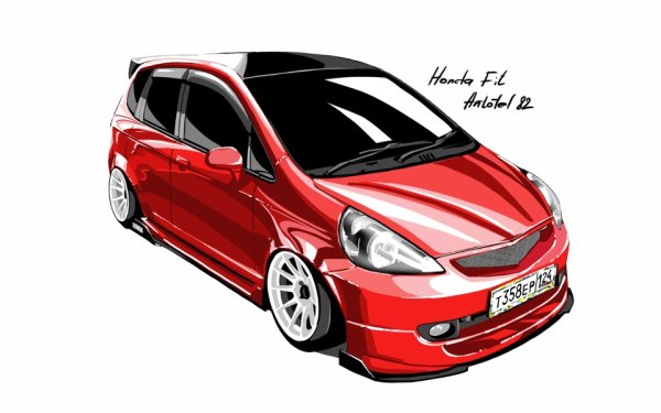 Honda Fit vector