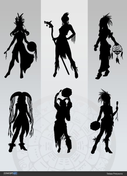 Шаман векторный