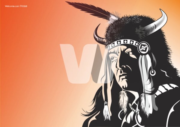 Шаман вектор