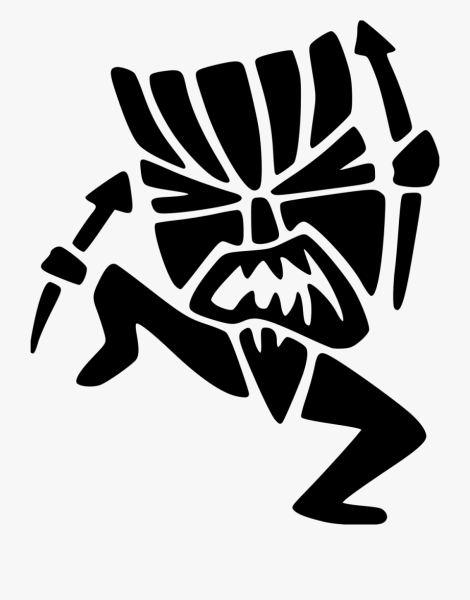 Трафарет шаман