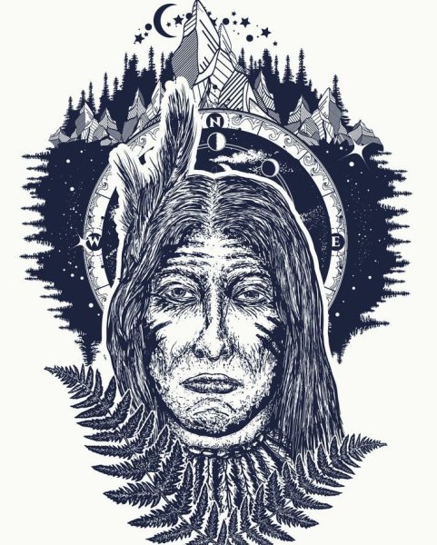 Шаманские векторные изображения