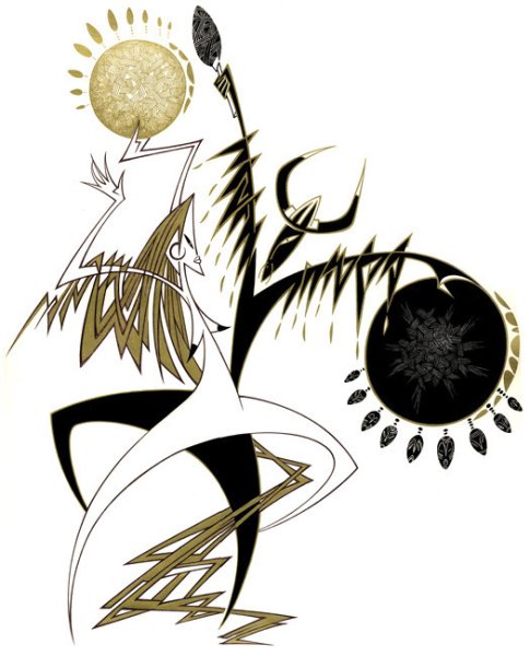 Шаман стилизация