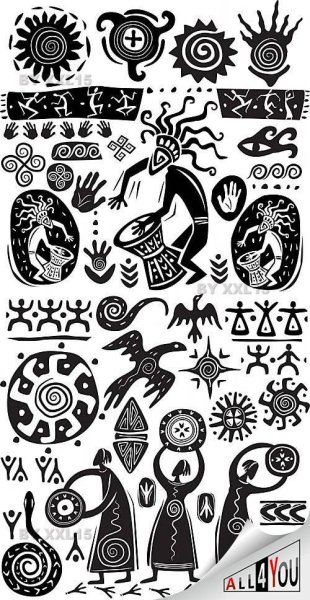 Шаманские индейские символы