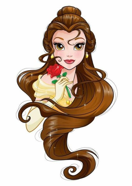 Принцесса Бэлль вектор