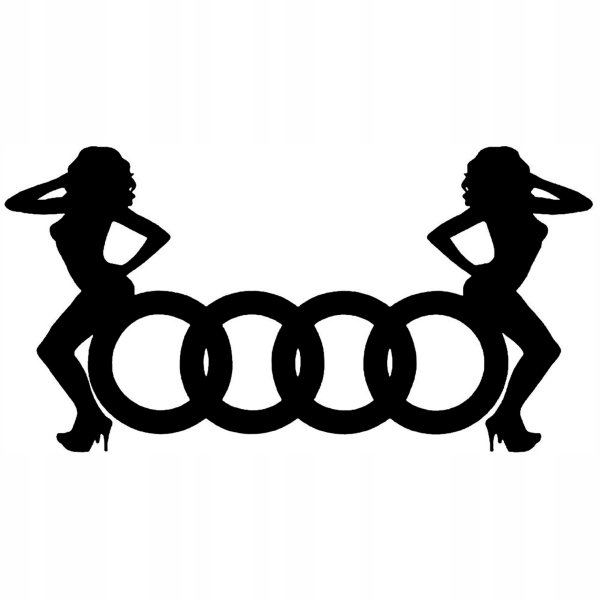 Трафарет Ауди