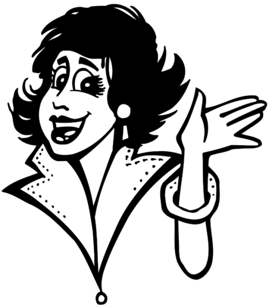 Черно белые рисунки женщин