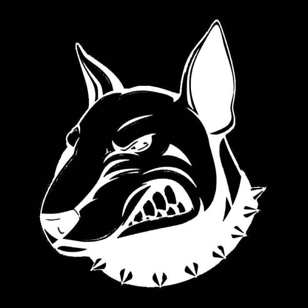 Наклейка бультерьер