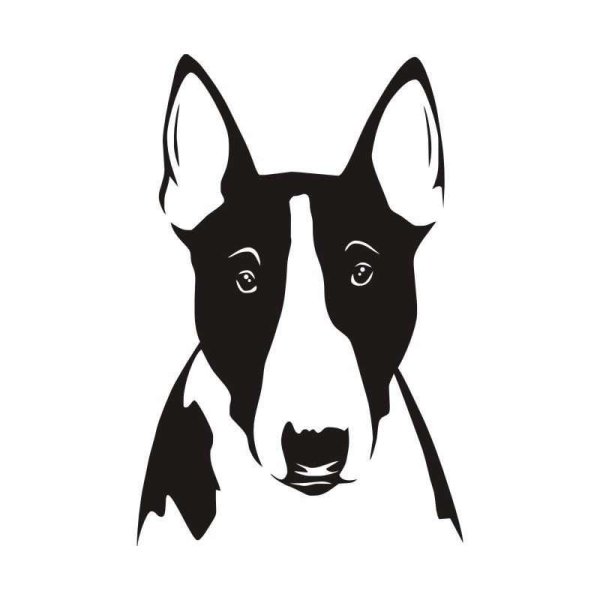 Наклейка бультерьер