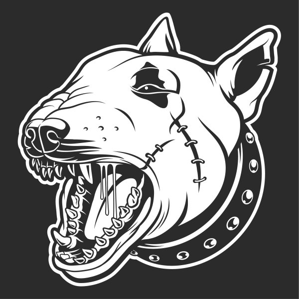 Тату бультерьер