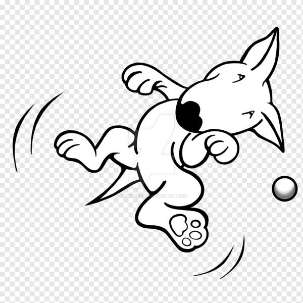 Бультерьер рисунок для срисовки