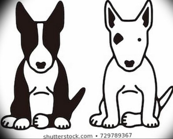 Бультерьер мультяшный