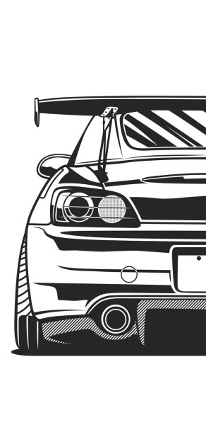 Силуэт автомобиля